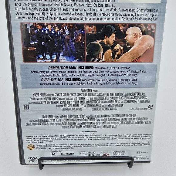 SYLVESTER STALLONE DEMOLITION MAN/OVER THE TOP - Picture 4 of 5